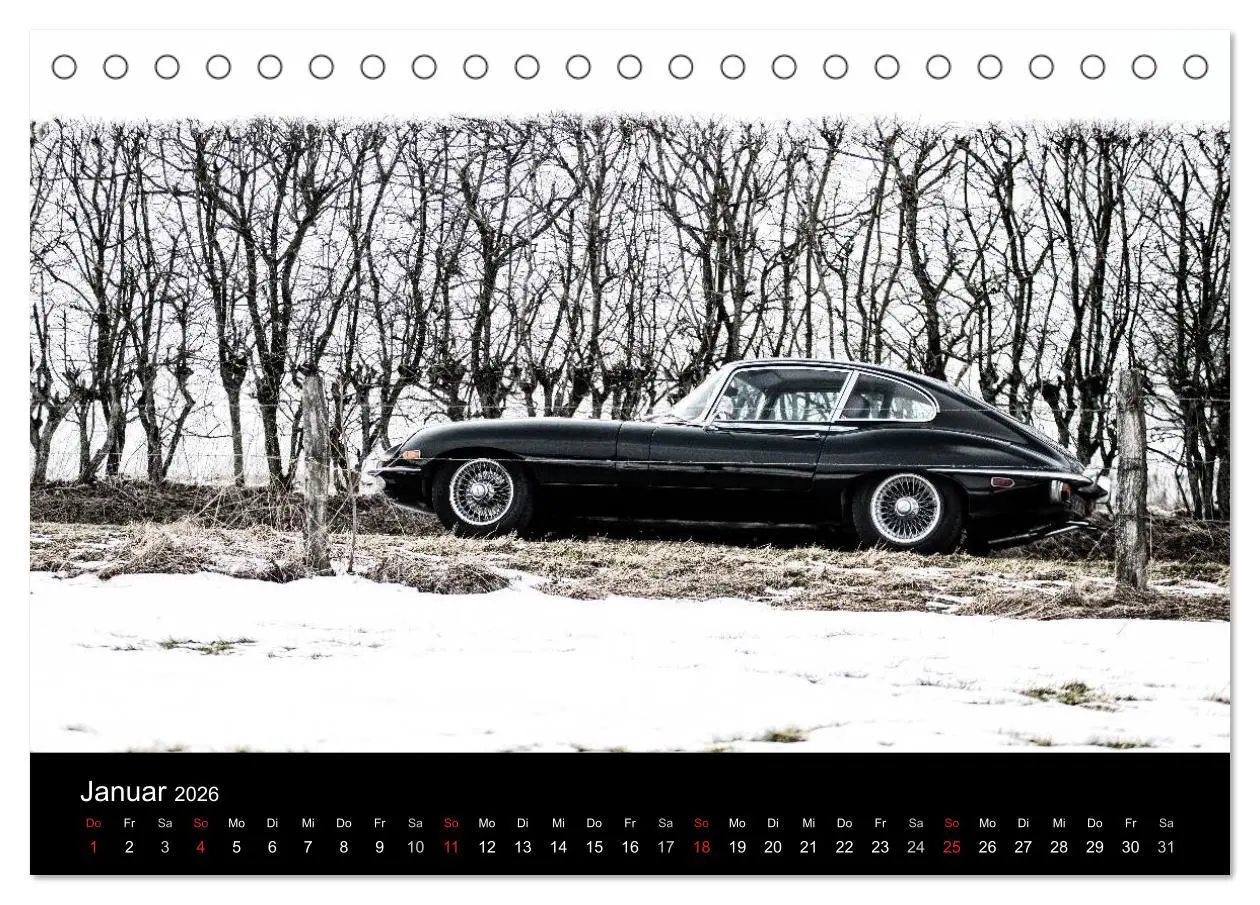 Bild: 9783516020793 | Jaguar E-Type 2026 (Tischkalender 2026 DIN A5 quer), CALVENDO...