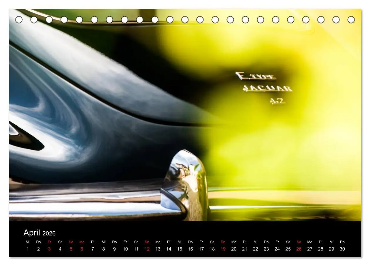 Bild: 9783516020793 | Jaguar E-Type 2026 (Tischkalender 2026 DIN A5 quer), CALVENDO...