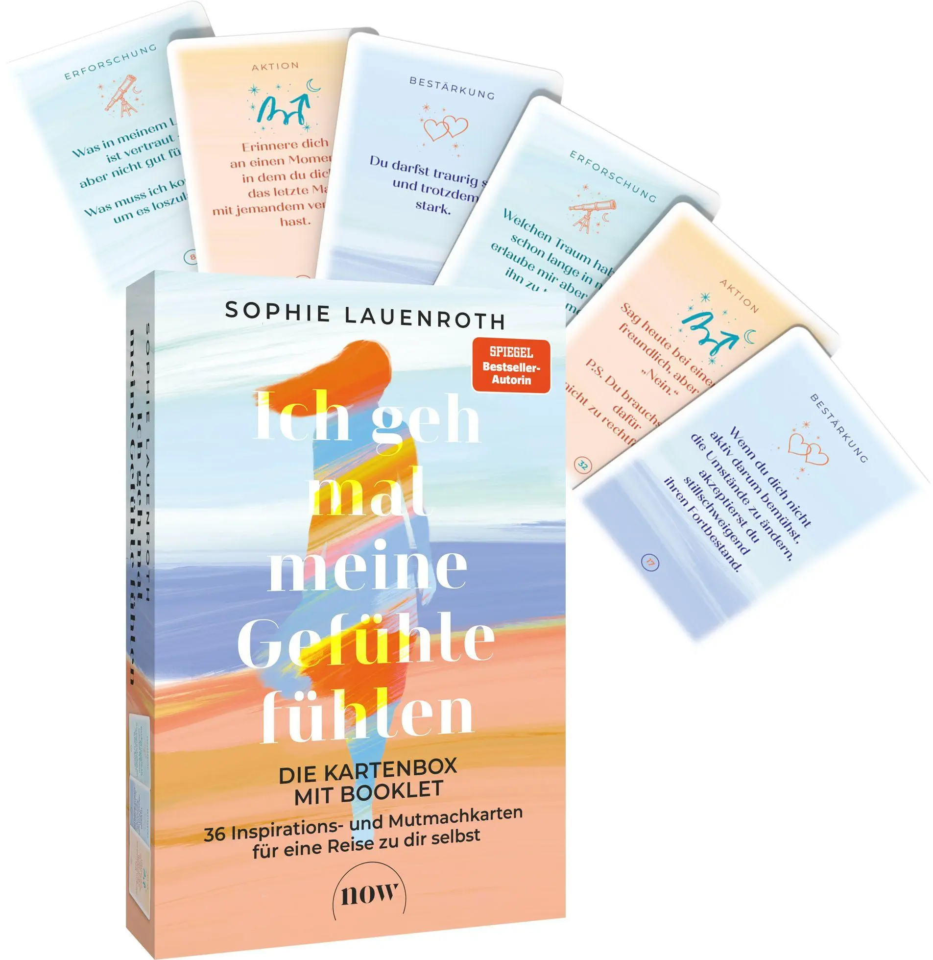 Cover: 9783689690793 | Ich geh mal meine Gefühle fühlen | Das Kartenset für People Pleaser.
