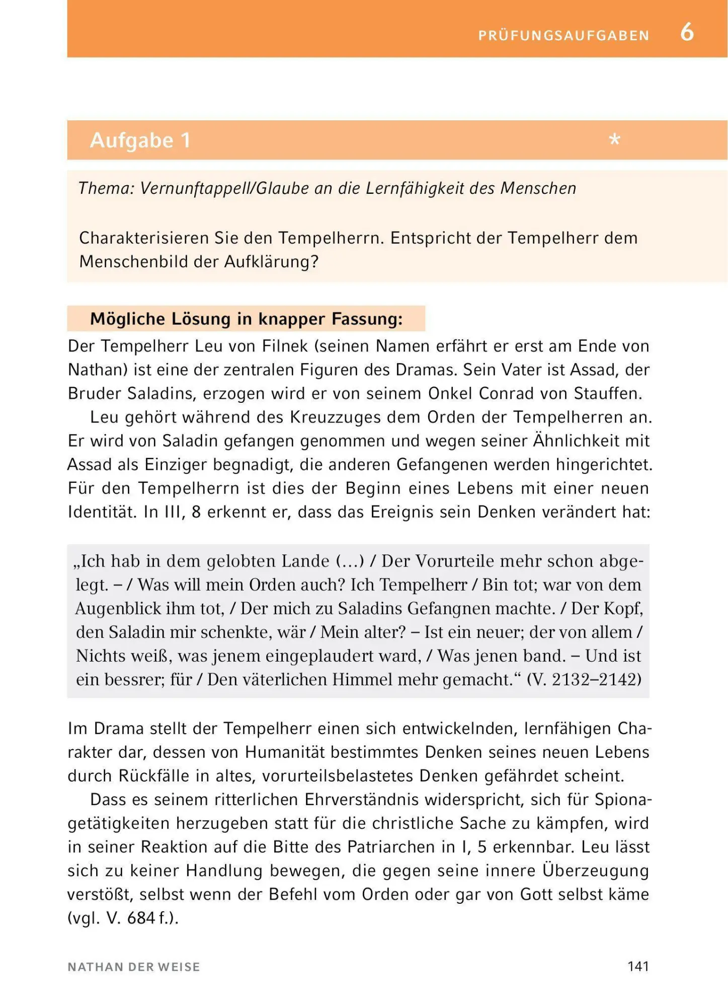 Bild: 9783804420793 | Nathan der Weise - Textanalyse und Interpretation | Lessing | Buch