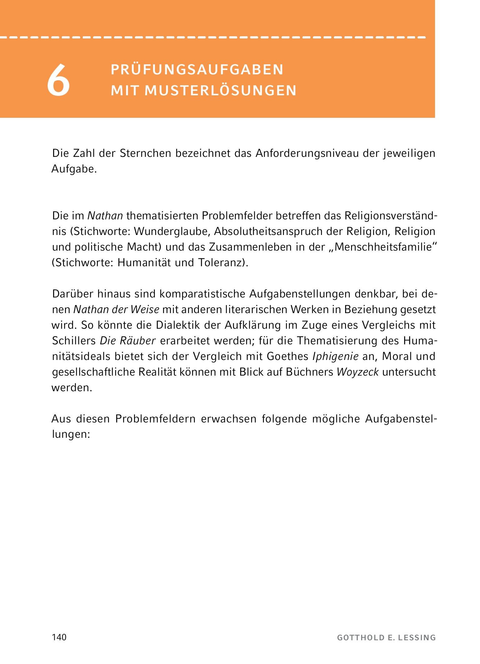 Bild: 9783804420793 | Nathan der Weise - Textanalyse und Interpretation | Lessing | Buch