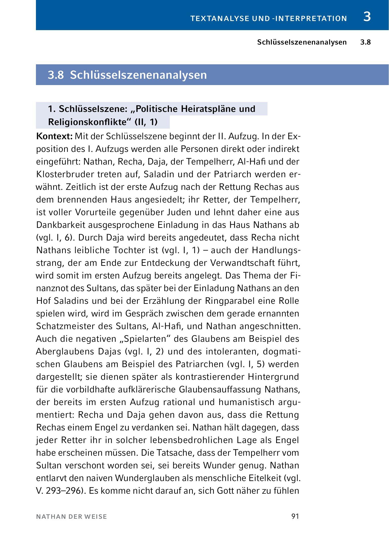 Bild: 9783804420793 | Nathan der Weise - Textanalyse und Interpretation | Lessing | Buch