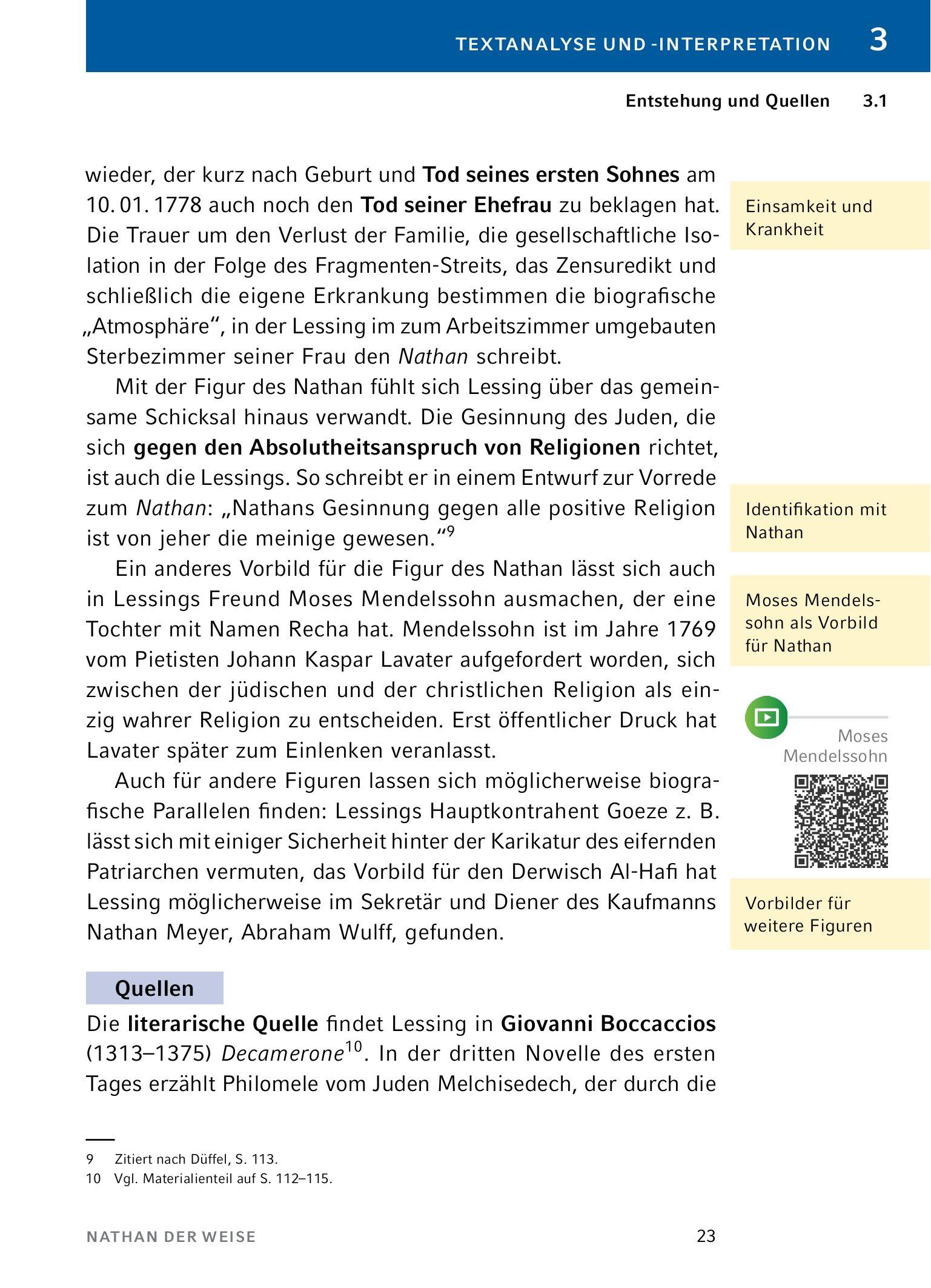 Bild: 9783804420793 | Nathan der Weise - Textanalyse und Interpretation | Lessing | Buch