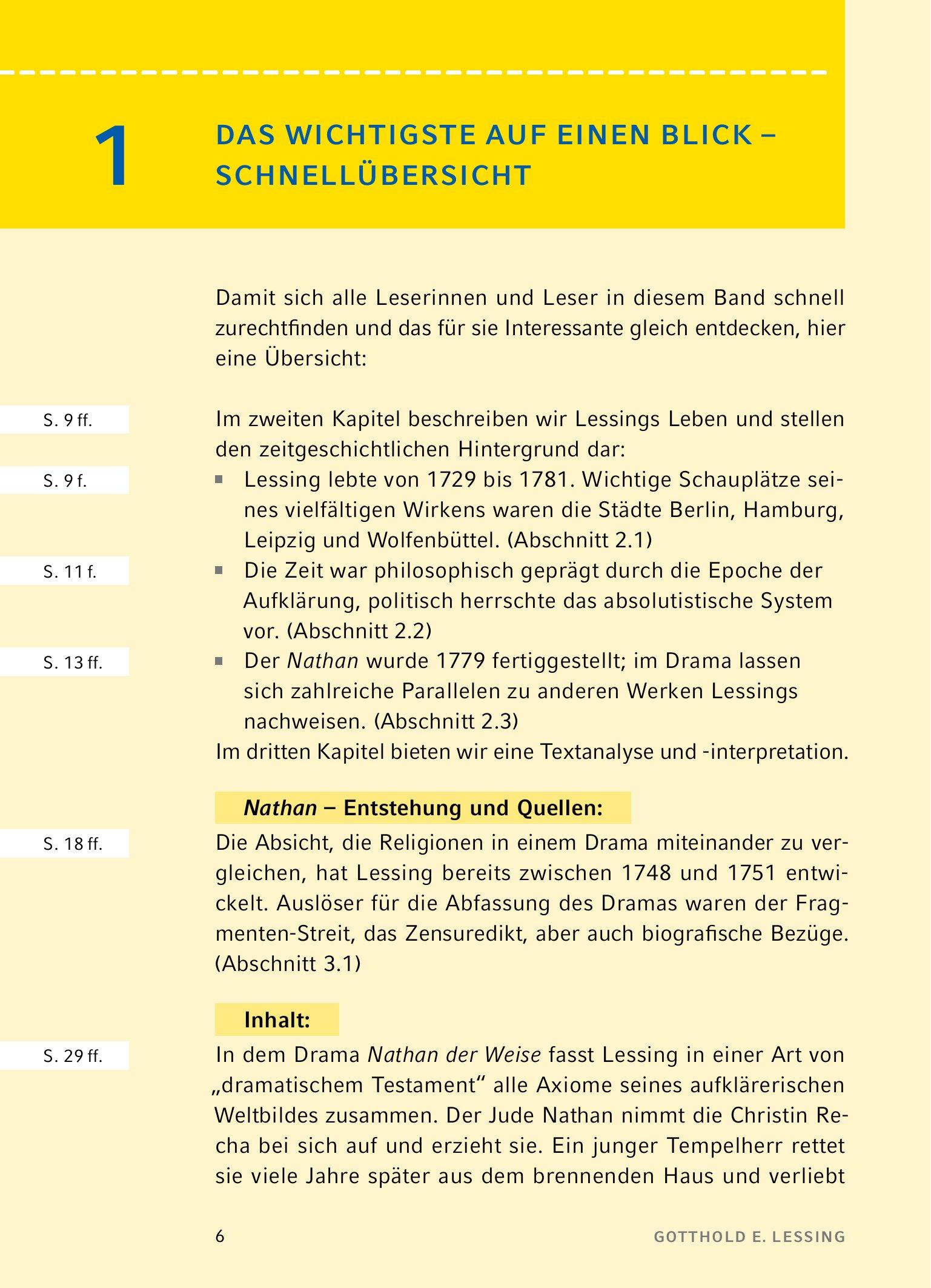 Bild: 9783804420793 | Nathan der Weise - Textanalyse und Interpretation | Lessing | Buch