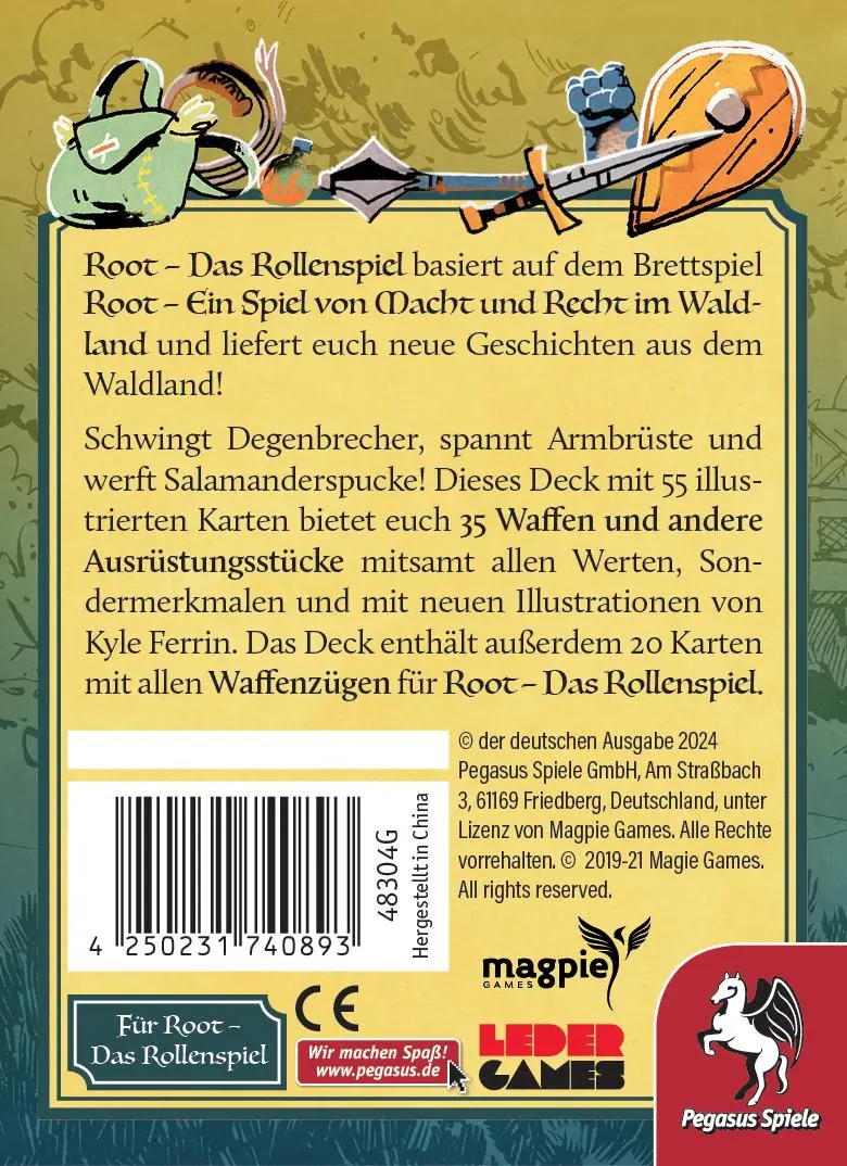 Bild: 4250231740893 | Root - Das Rollenspiel: Ausrüstungsdeck | Spiel | 48304G | Deutsch