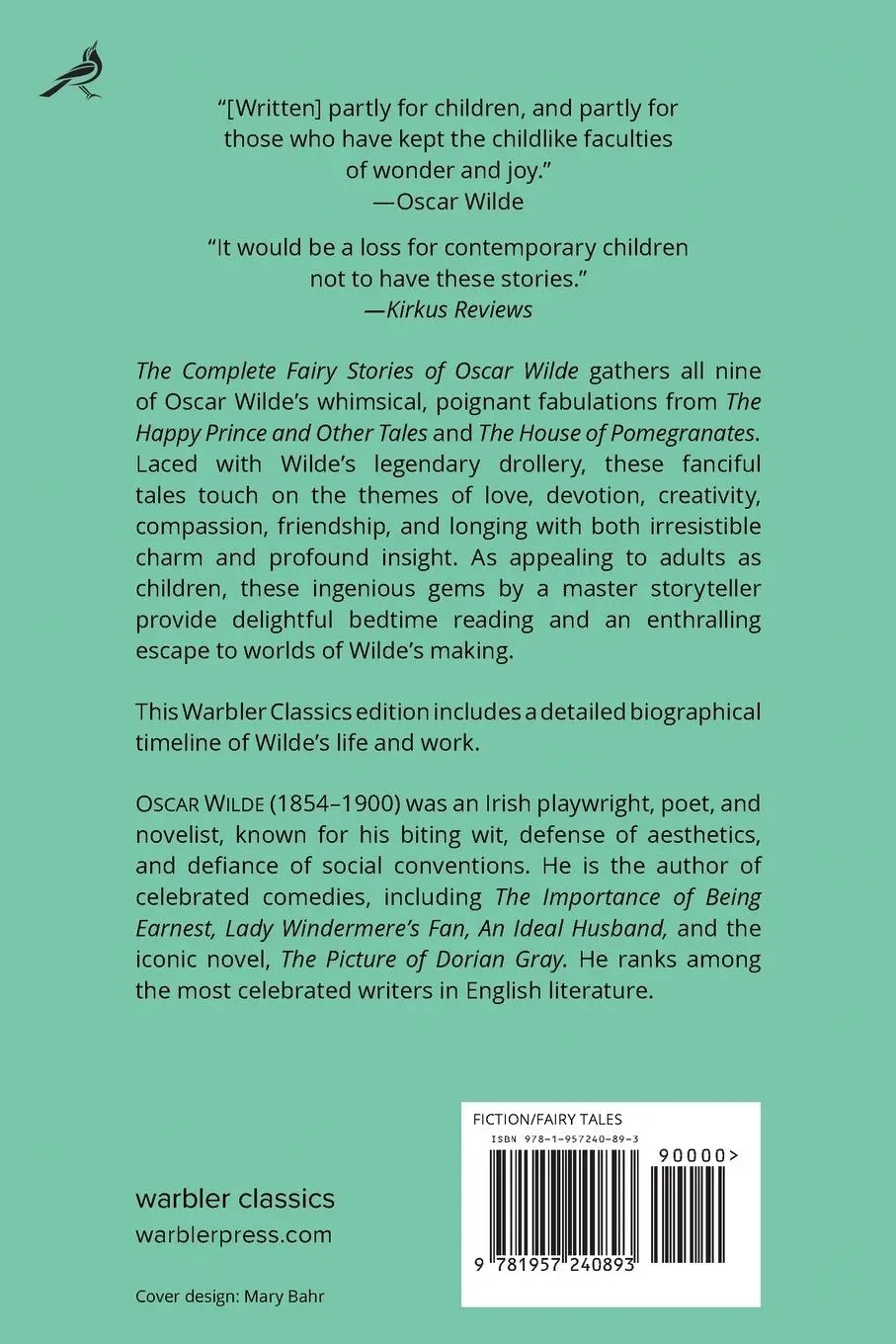 Rückseite: 9781957240893 | The Complete Fairy Tales of Oscar Wilde (Warbler Classics Annotated...