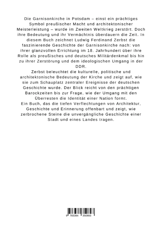 Bild: 9783384350893 | Zerbrochene Steine, unvergängliche Geschichte | Zerbst | Taschenbuch