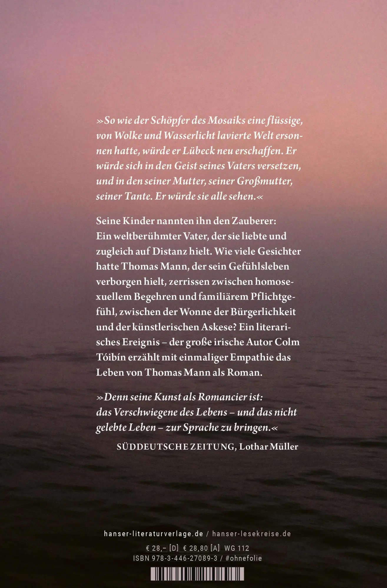 Bild: 9783446270893 | Der Zauberer | Roman | Colm Tóibín | Buch | Mit Lesebändchen | 560 S.