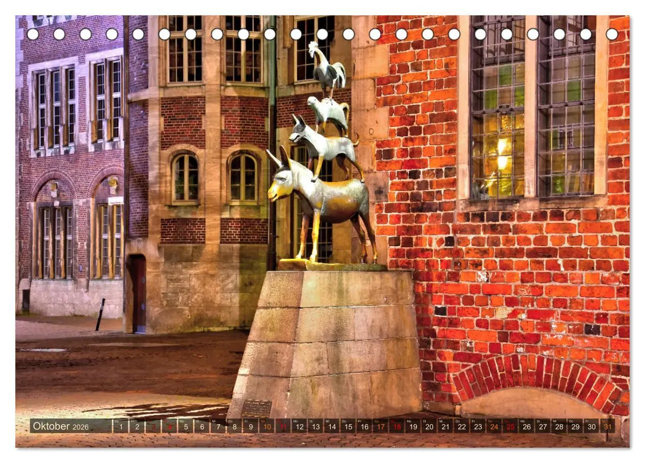 Bild: 9783457470893 | Bremer Perspektiven (Tischkalender 2026 DIN A5 quer), CALVENDO...