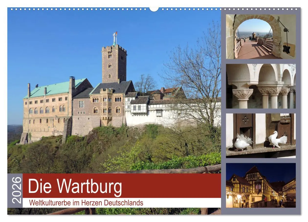 Cover: 9783457850893 | Die Wartburg - Weltkulturerbe im Herzen Deutschlands (Wandkalender...