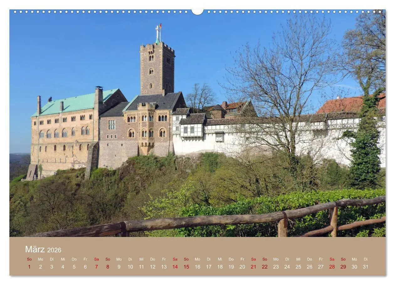 Bild: 9783457850893 | Die Wartburg - Weltkulturerbe im Herzen Deutschlands (Wandkalender...