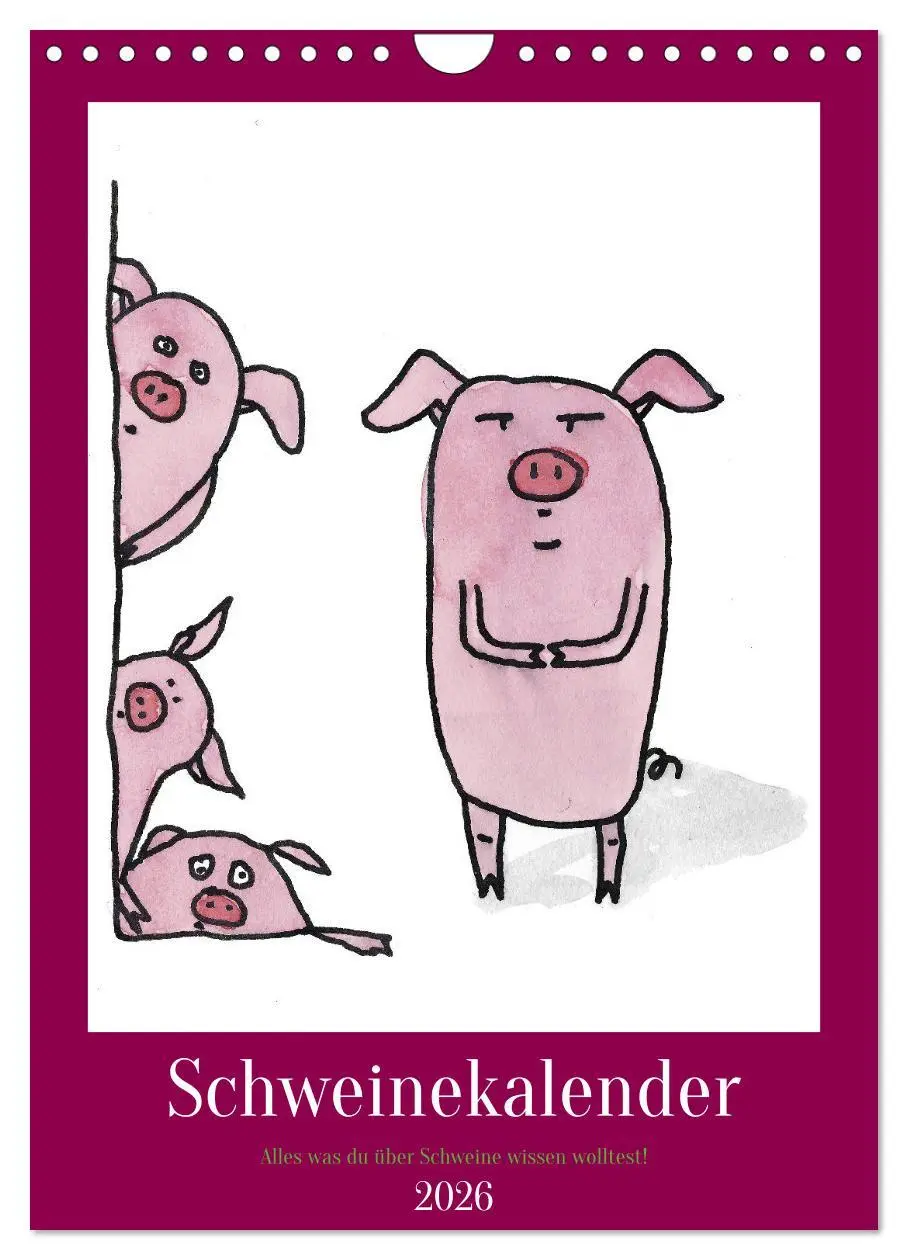 Cover: 9783516320893 | Schweinekalender - Alles was du über Schweine wissen wolltest!...