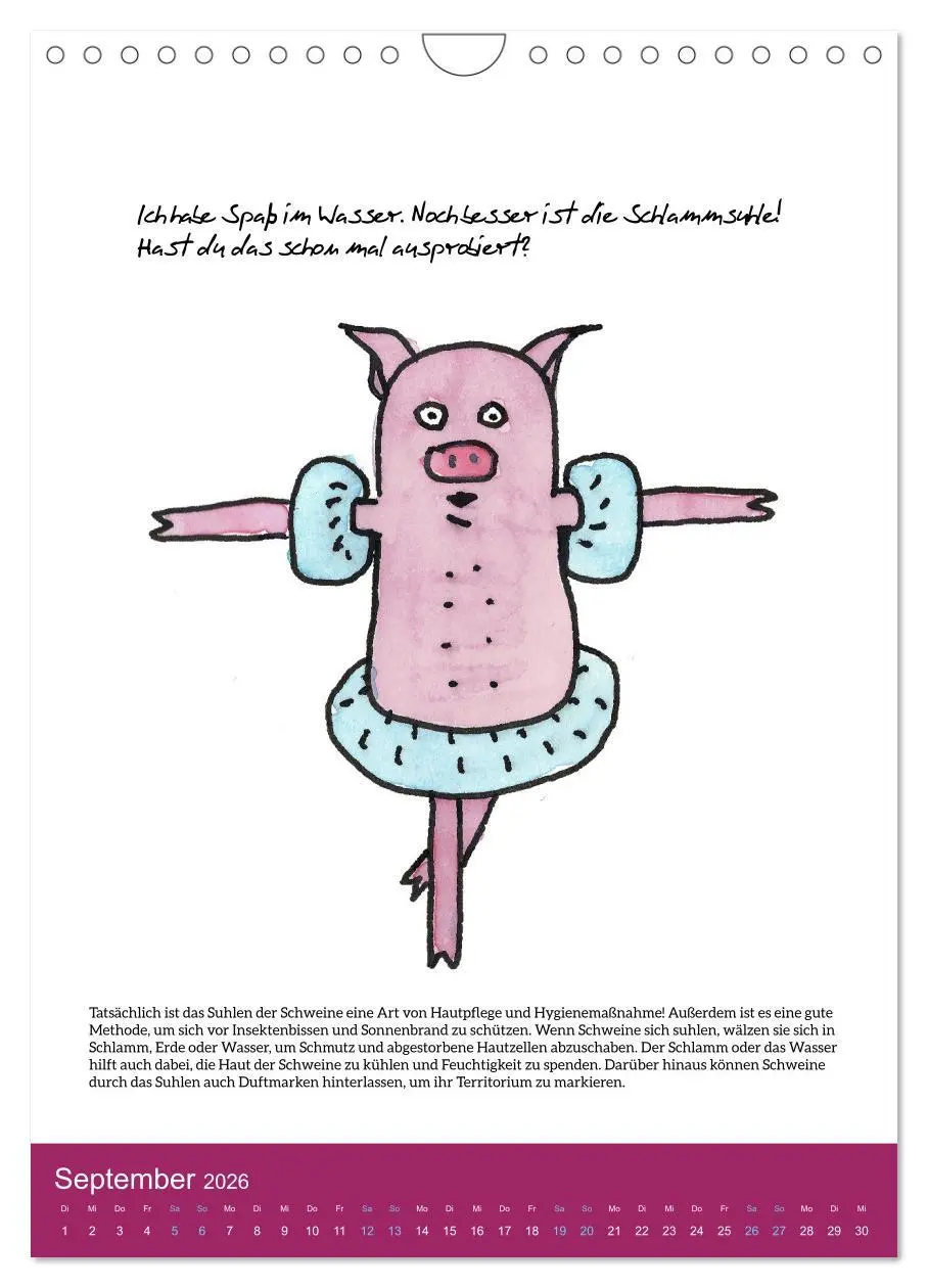 Bild: 9783516320893 | Schweinekalender - Alles was du über Schweine wissen wolltest!...
