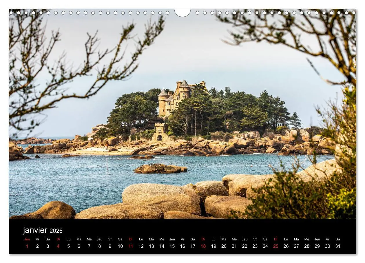 Bild: 9783516560893 | Normandie et Bretagne (Calendrier mural 2026 DIN A3 vertical),...