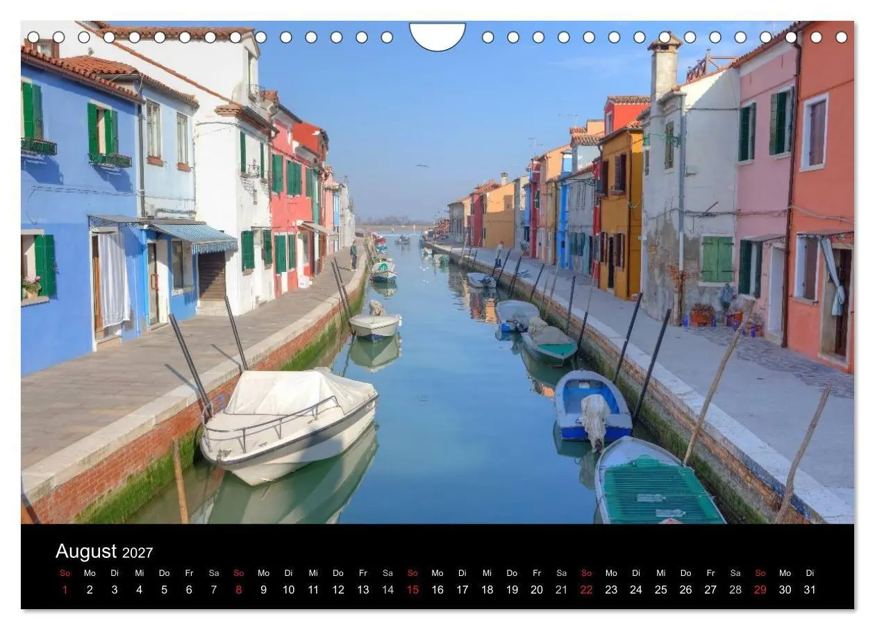 Bild: 9783594230893 | Die bunten Häuser von Burano (Wandkalender 2027 DIN A4 quer),...