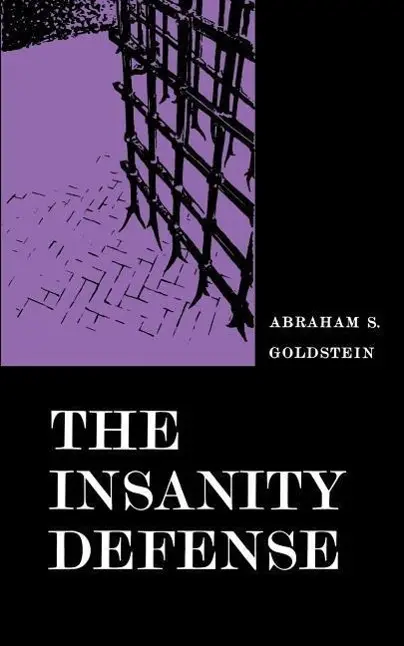 Cover: 9780300000993 | The Insanity Defense | Abraham S Goldstein | Taschenbuch | Englisch