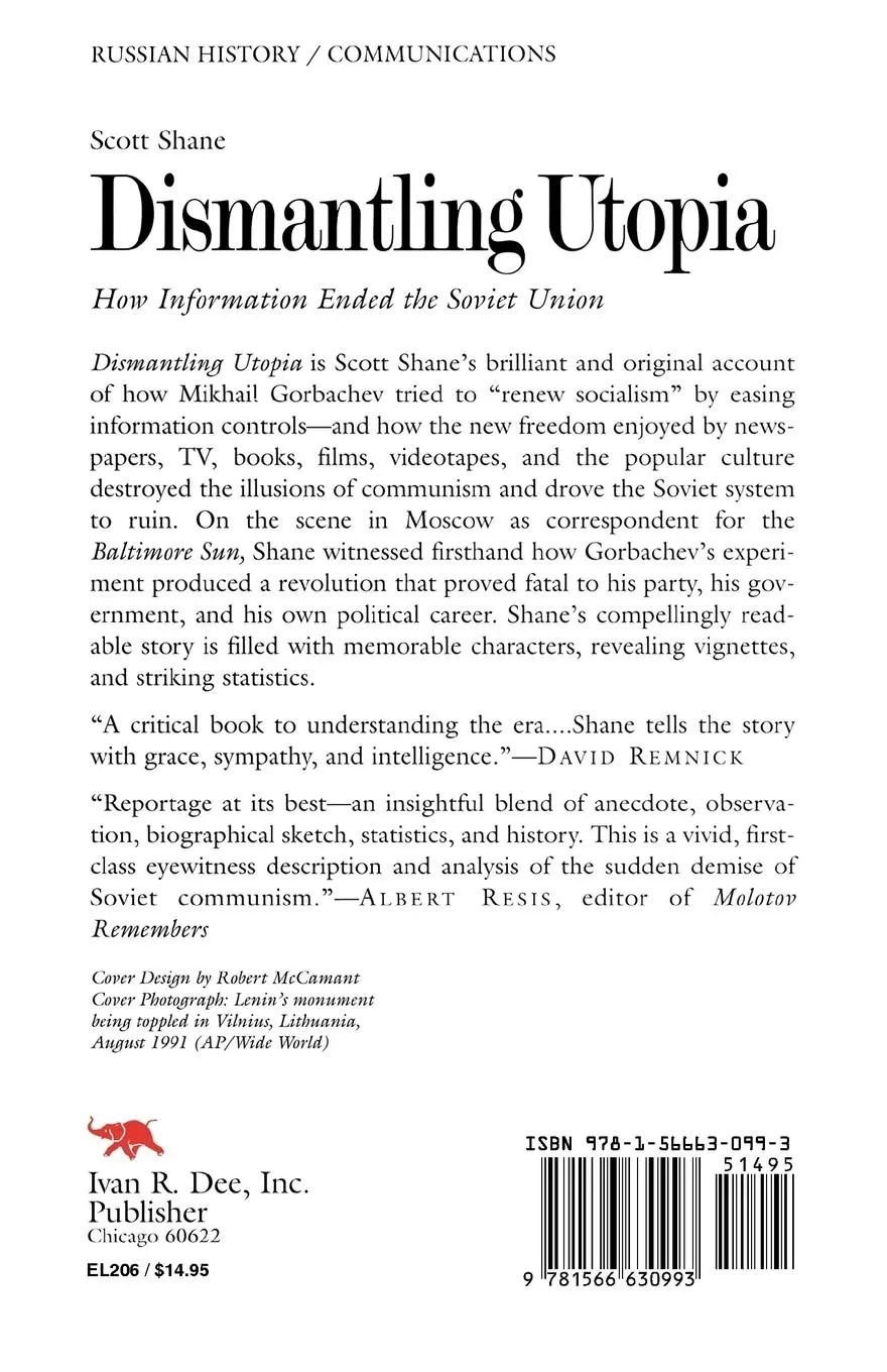 Rückseite: 9781566630993 | Dismantling Utopia | How Information Ended the Soviet Union | Shane