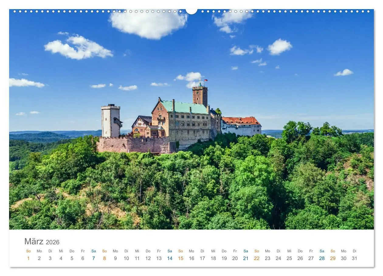 Bild: 9783457390993 | Eisenach - zu Füßen der Wartburg (Wandkalender 2026 DIN A2 quer),...