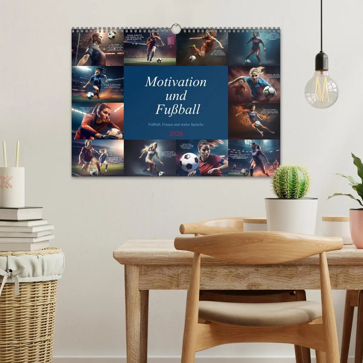 Bild: 9783457530993 | Motivation und Fußball (Wandkalender 2026 DIN A3 quer), CALVENDO...