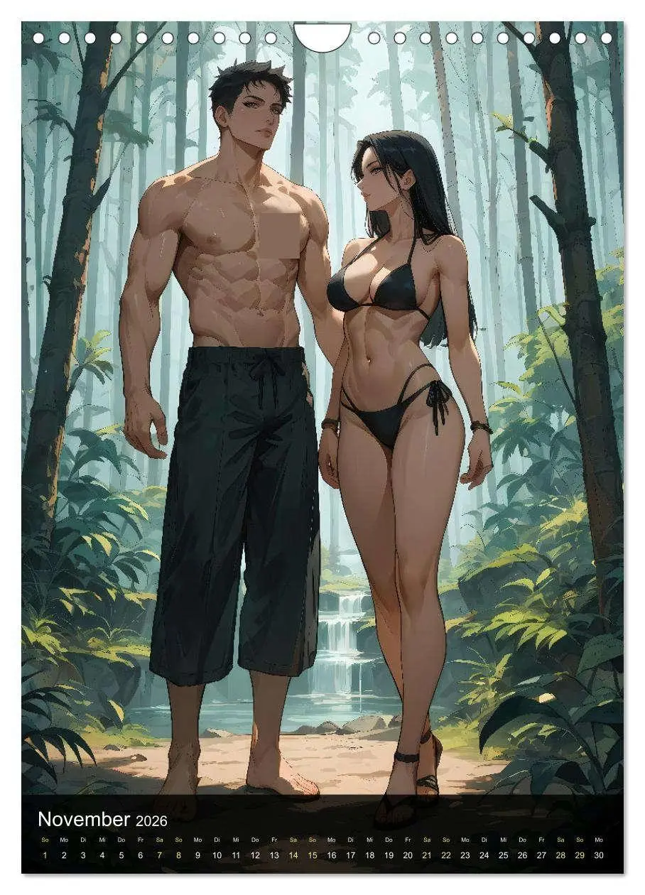 Bild: 9783516240993 | Manga Beauties - 12 Schönheiten im Manga-Stil (Wandkalender 2026...