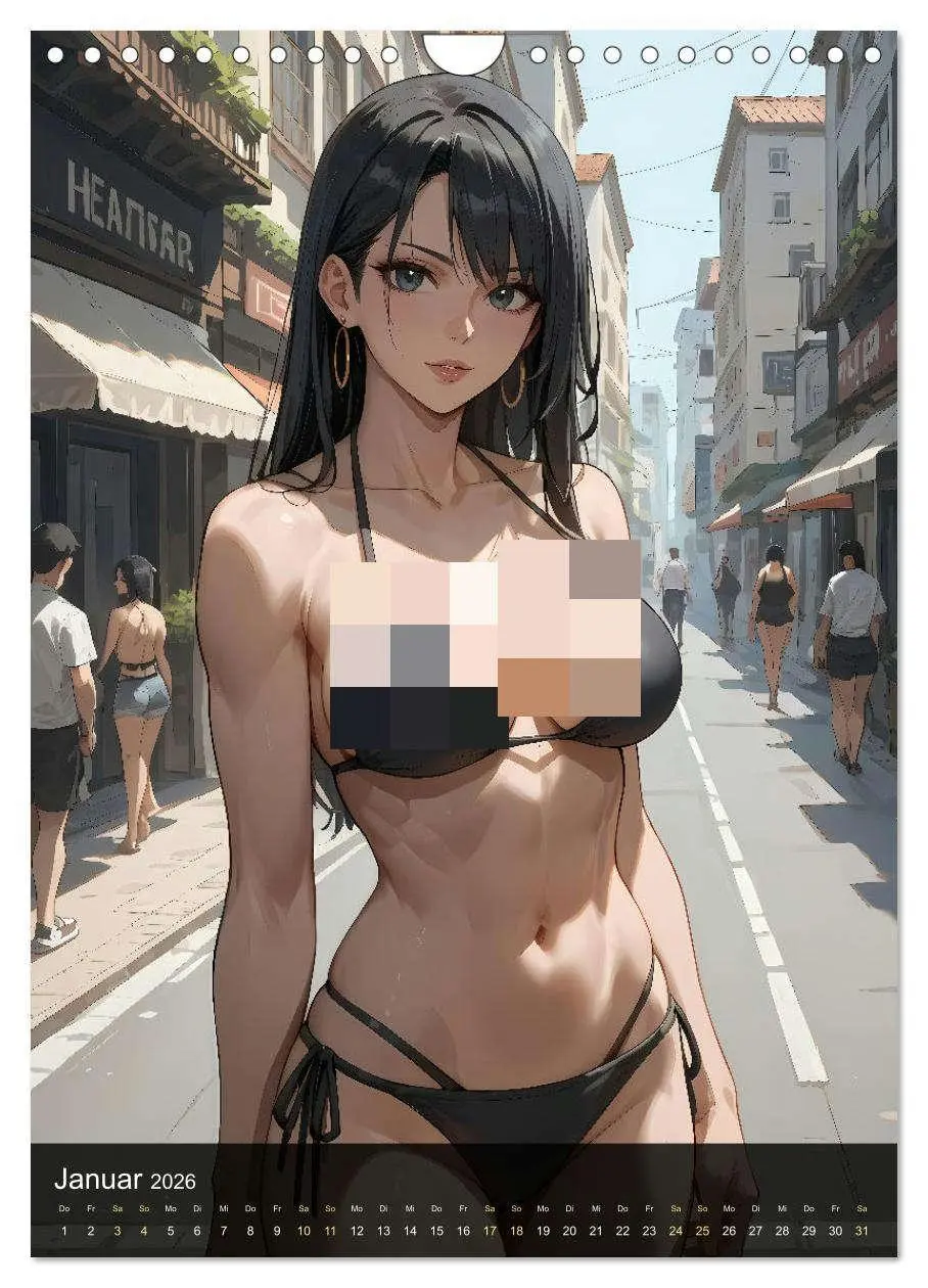 Bild: 9783516240993 | Manga Beauties - 12 Schönheiten im Manga-Stil (Wandkalender 2026...
