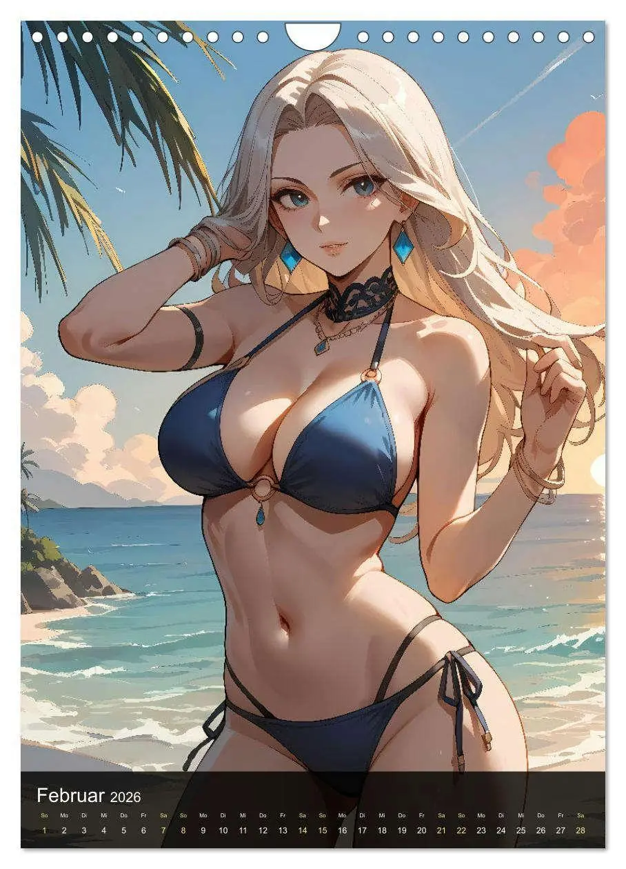 Bild: 9783516240993 | Manga Beauties - 12 Schönheiten im Manga-Stil (Wandkalender 2026...