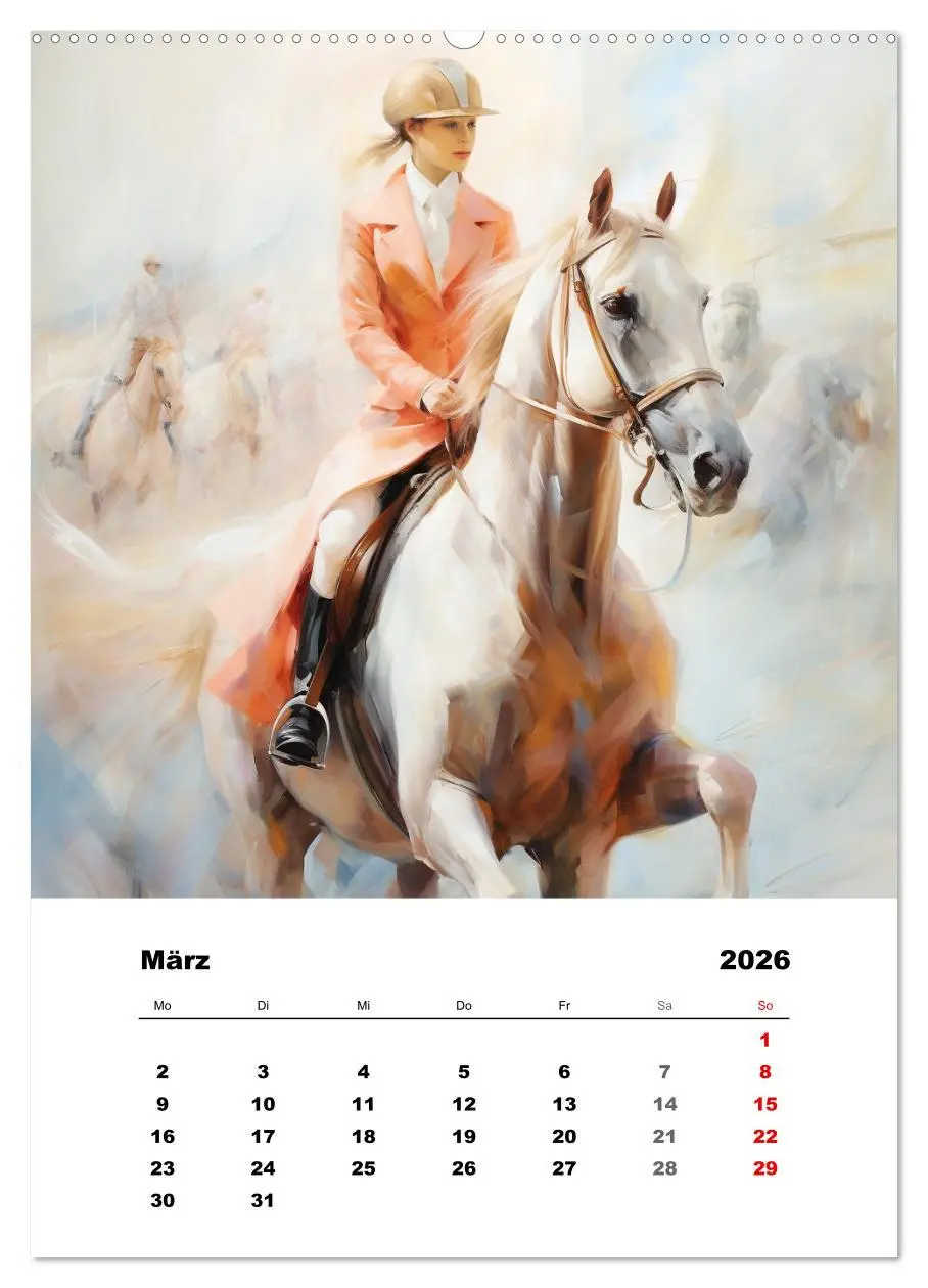 Bild: 9783516310993 | Hoch zu Ross. Mit Reiter-Aquarellen durch die Jahreszeiten...
