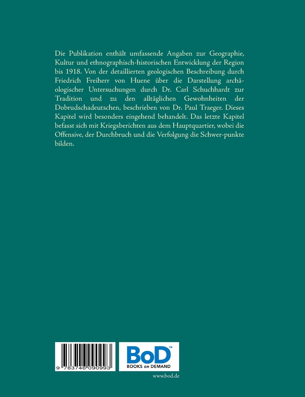Rückseite: 9783746090993 | Bilder aus der Dobrudscha 1916-118 | Dobrudscha (u. a.) | Taschenbuch