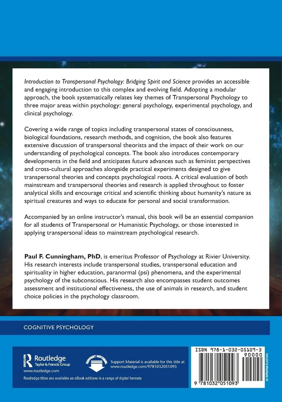 Rückseite: 9781032051093 | Introduction to Transpersonal Psychology | Bridging Spirit and Science