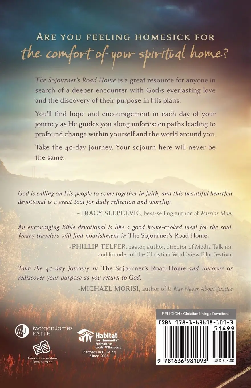 Rückseite: 9781636981093 | The Sojourner's Road Home | A 40-Day Journey to the Heart of God