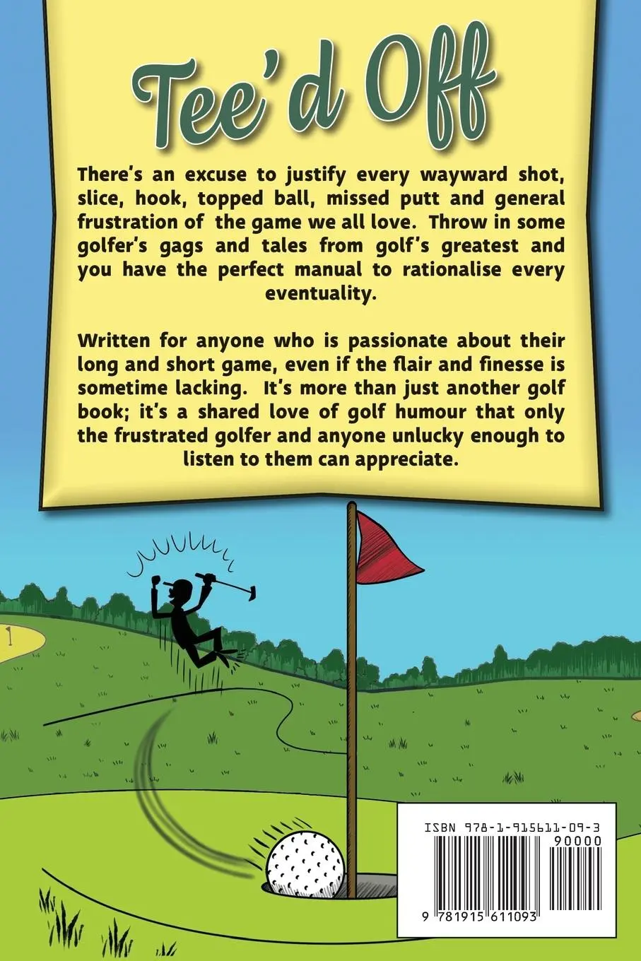 Rückseite: 9781915611093 | Funny Golf Book For Men. Tee'd Off | Golf Masters | Taschenbuch | 2024