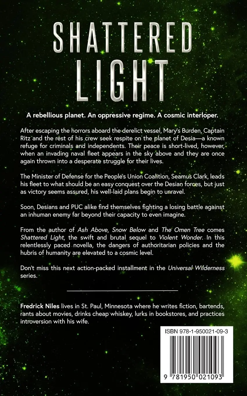 Rückseite: 9781950021093 | Shattered Light | Fredrick Niles | Taschenbuch | Englisch | 2020