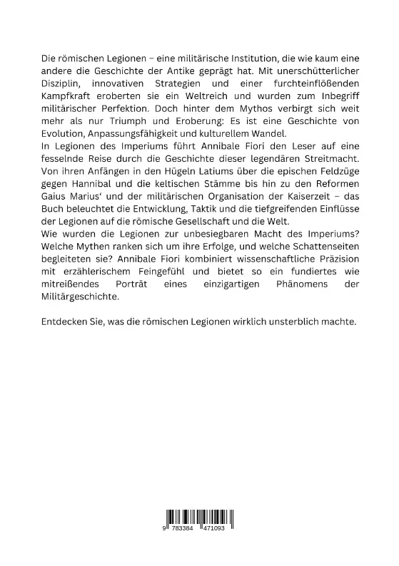 Rückseite: 9783384471093 | Legionen des Imperiums | Annibale Fiori | Taschenbuch | 304 S. | 2024
