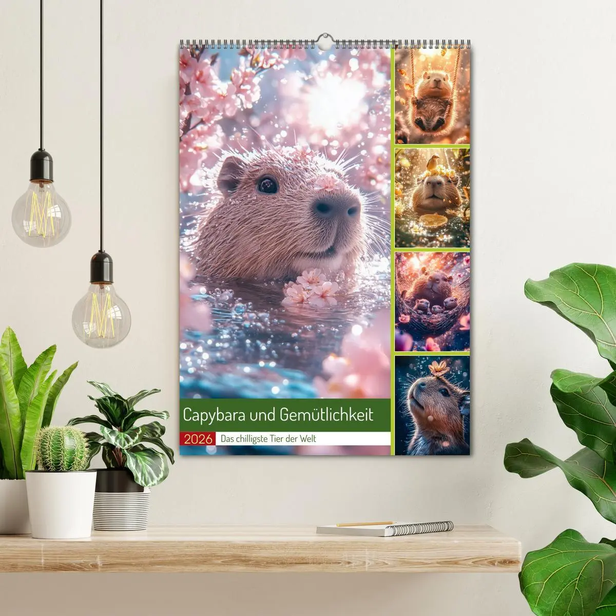 Bild: 9783457801093 | Capybara und Gemütlichkeit (Wandkalender 2026 DIN A2 hoch),...