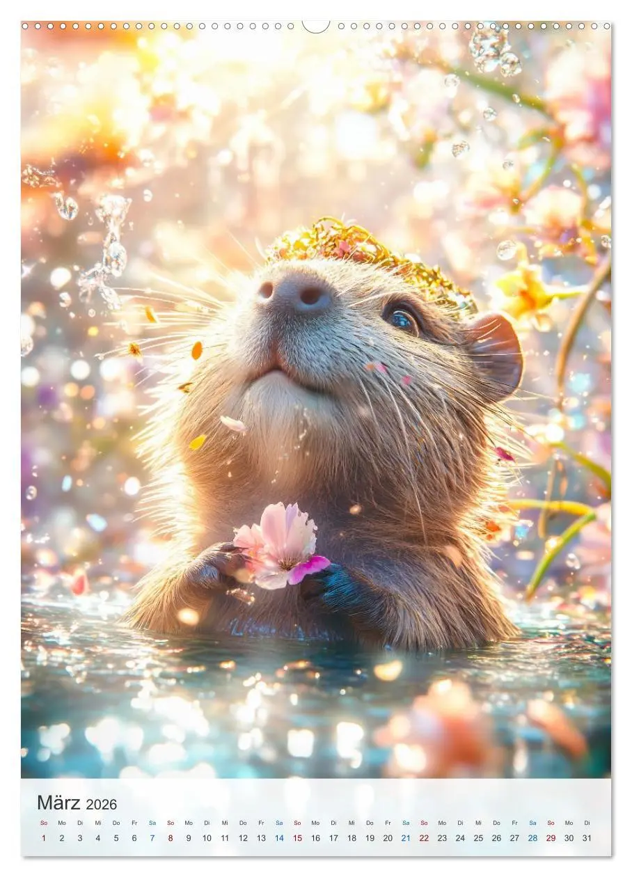 Bild: 9783457801093 | Capybara und Gemütlichkeit (Wandkalender 2026 DIN A2 hoch),...