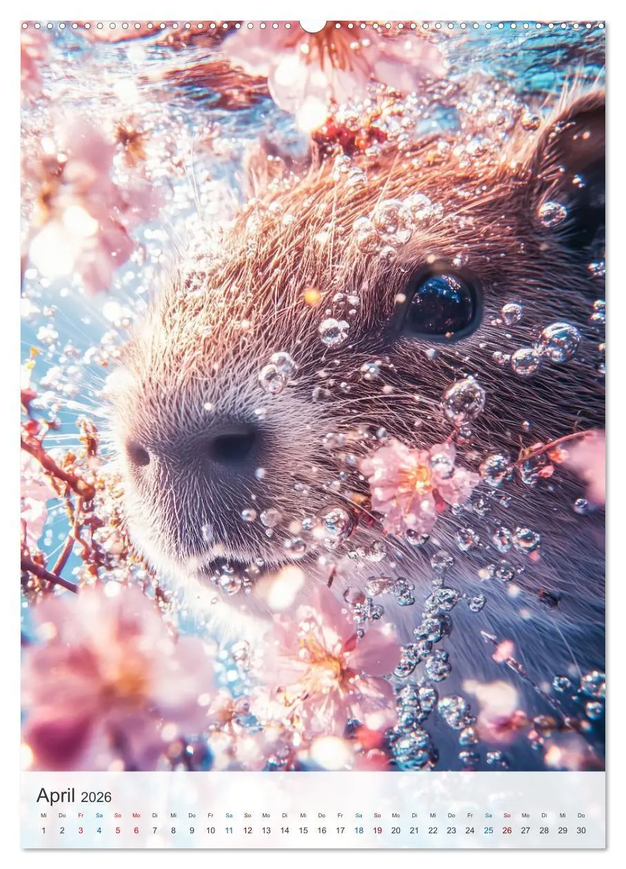Bild: 9783457801093 | Capybara und Gemütlichkeit (Wandkalender 2026 DIN A2 hoch),...