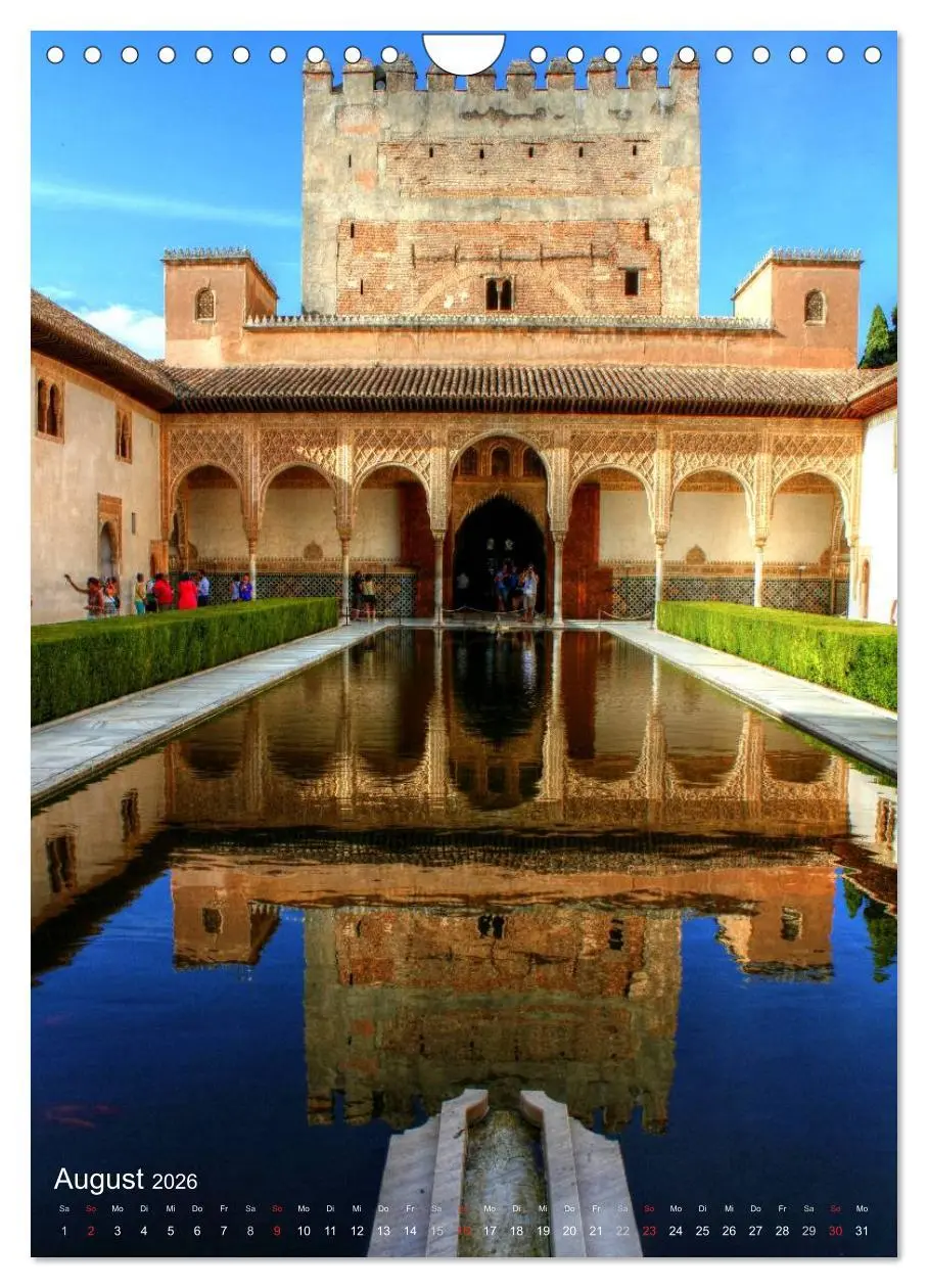 Bild: 9783516441093 | Die Alhambra (Wandkalender 2026 DIN A4 hoch), CALVENDO Monatskalender