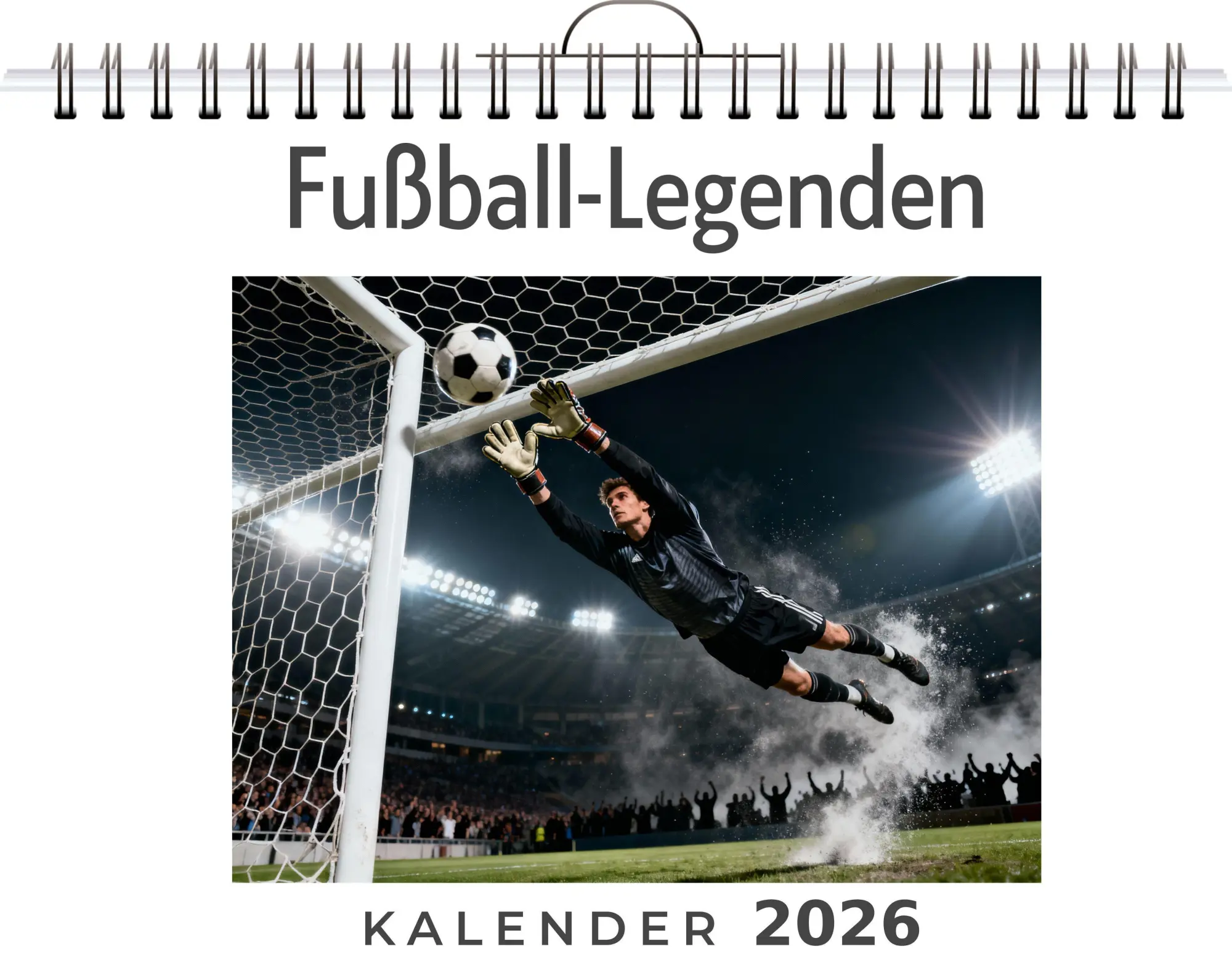 Cover: 9783695331093 | Fußball-Legenden | Clara Friedrich | Kalender | Deutsch | 2026
