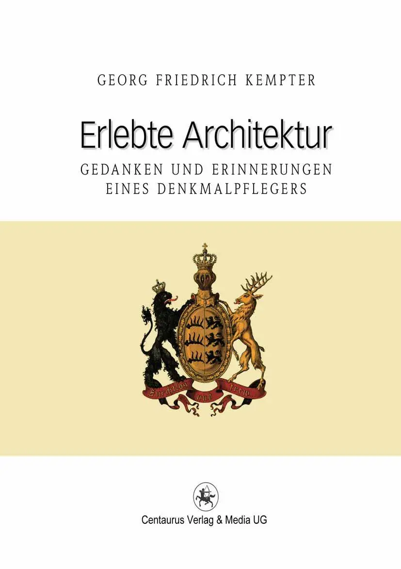 Cover: 9783862261093 | Erlebte Architektur | Gedanken und Erinnerungen eines Denkmalpflegers