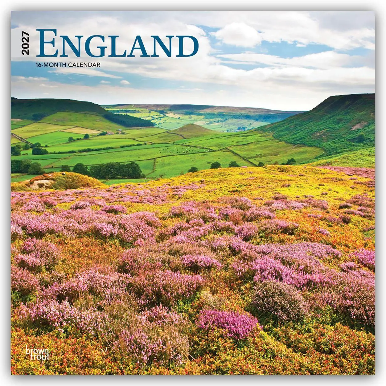 Cover: 9798330711093 | England 2027 - 16-Monatskalender | Browntrout Publishers | Kalender
