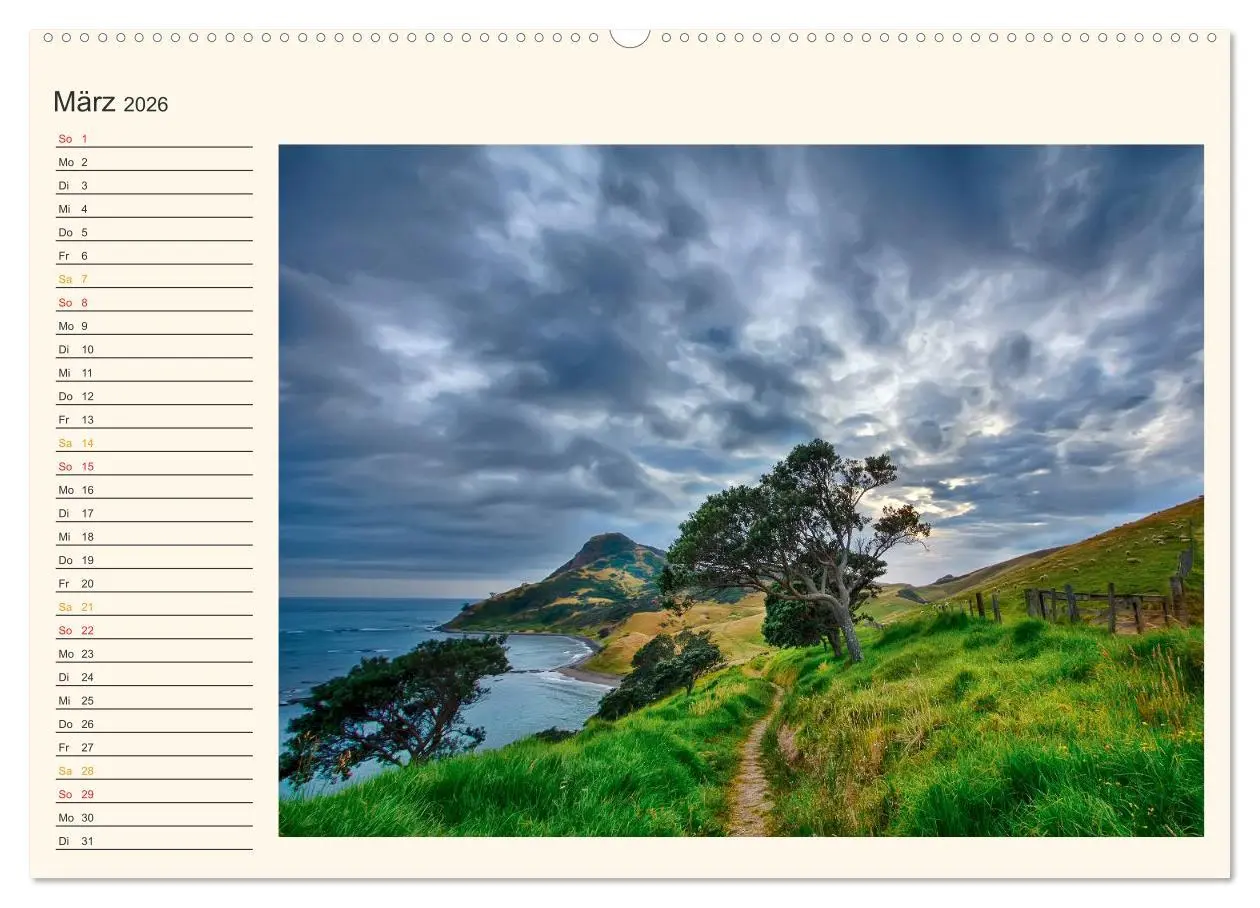 Bild: 9783457961193 | Neuseeland - atemberaubend schön (hochwertiger Premium Wandkalender...