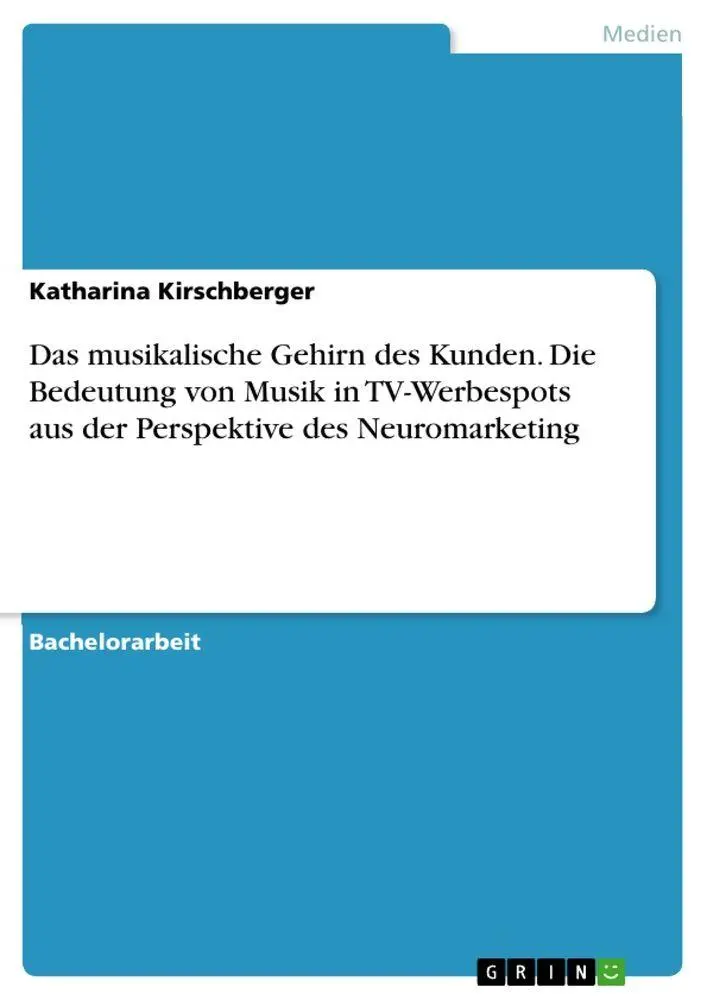 Cover: 9783656951193 | Das musikalische Gehirn des Kunden. Die Bedeutung von Musik in...