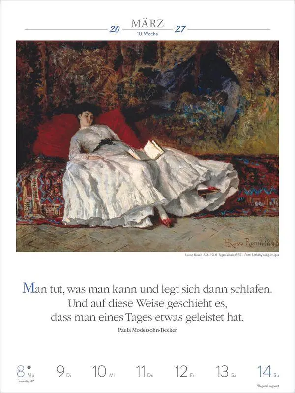 Bild: 9783819301193 | Literaturkalender Frauen lieben Lesen 2027 | Korsch Verlag | Kalender