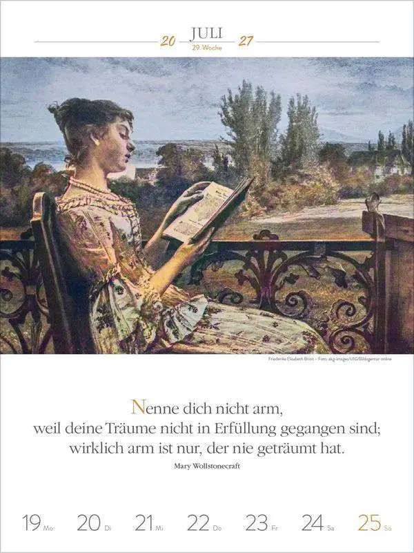 Bild: 9783819301193 | Literaturkalender Frauen lieben Lesen 2027 | Korsch Verlag | Kalender