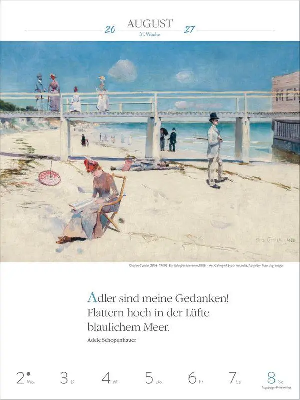 Bild: 9783819301193 | Literaturkalender Frauen lieben Lesen 2027 | Korsch Verlag | Kalender