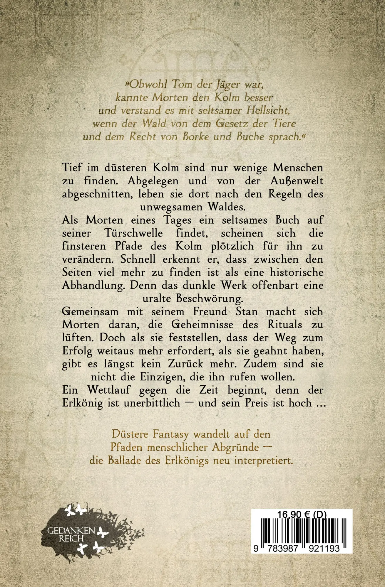 Rückseite: 9783987921193 | Erl - Die Beschwörung | Axel Gasché | Taschenbuch | 404 S. | Deutsch