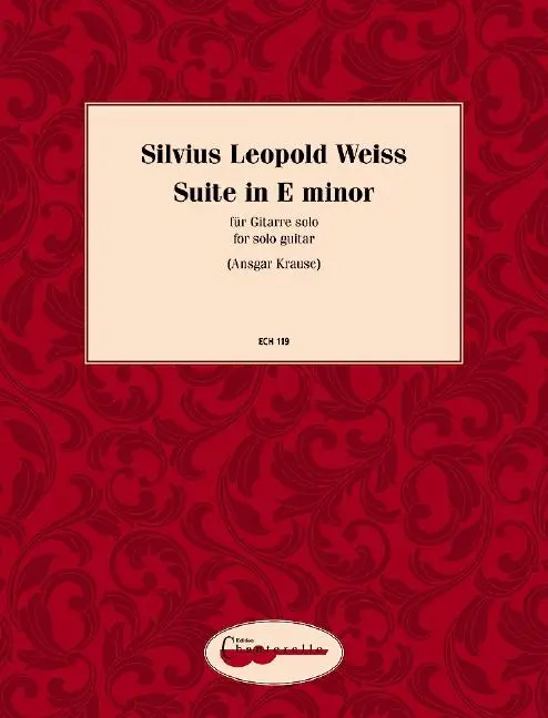 Cover: 9790204701193 | Suite e-Moll | L. 17. Gitarre. | Silvius Leopold Weiss | Broschüre