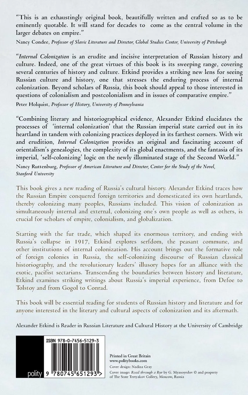 Rückseite: 9780745651293 | Internal Colonization | Russia's Imperial Experience | Etkind | Buch