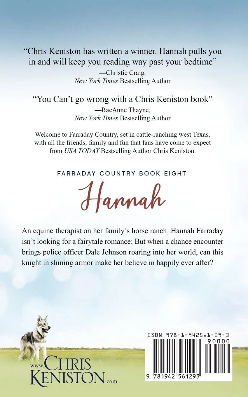 Rückseite: 9781942561293 | Hannah | Chris Keniston | Taschenbuch | Englisch | 2018
