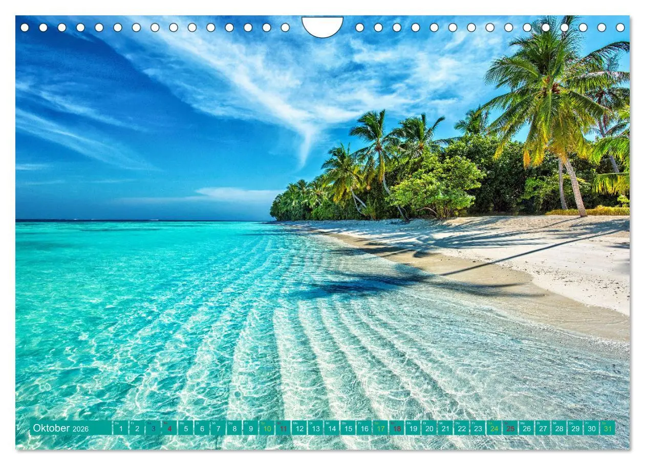 Bild: 9783457331293 | Sehnsucht Strandparadies (Wandkalender 2026 DIN A4 quer), CALVENDO...